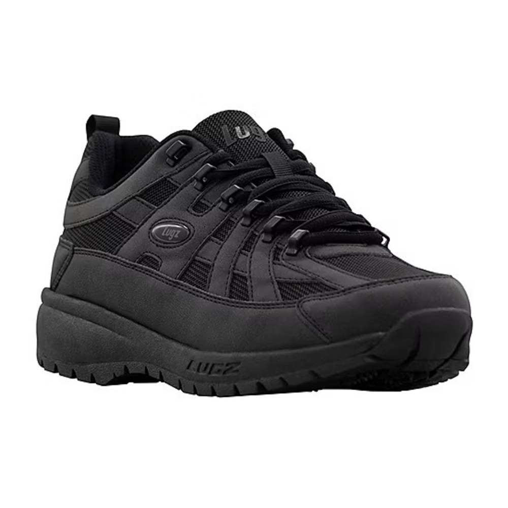 Lugz Roster Mens Sneakers All Black Low Top Athletic Shoes Size 8.5 NEW